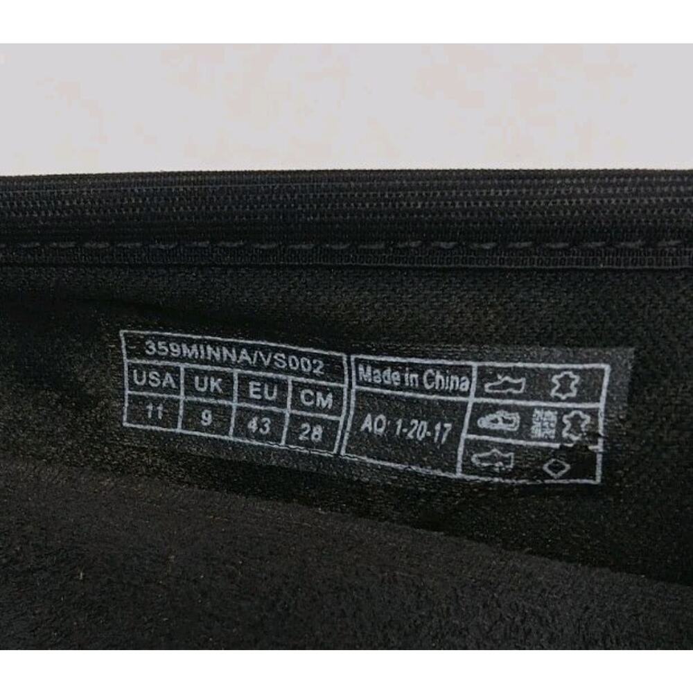 Vionic Minna Black Leather Ballet Flats Bow Cap Toe Women’s Size 11 Medium - Picture 8 of 8